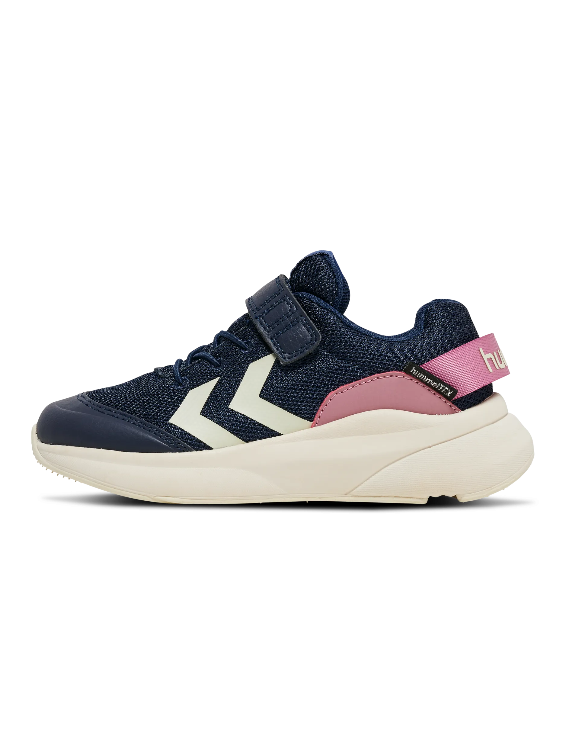 Hummel Black Iris and Pink Reach Water Resistant Trainers