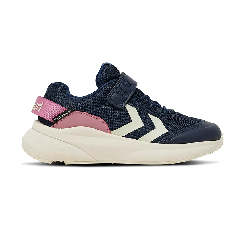 Hummel Black Iris and Pink Reach Water Resistant Trainers