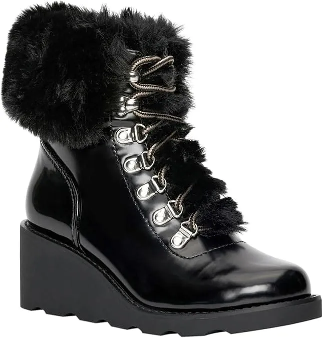 INC - Padded Insole Lace up Booties