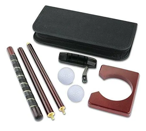 KOVOT Golf Gift Set - Office Golf Putting Travel Set   Golf Door Stopper