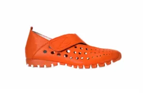 LitFoot Sneaker With Velcro - ORANGE