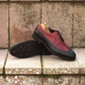 Longwing Blucher-Painted Calf, Red, Black-Wholesale