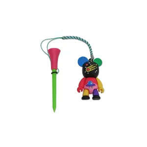 Loss Prevention Golf Tee with Bear - Green