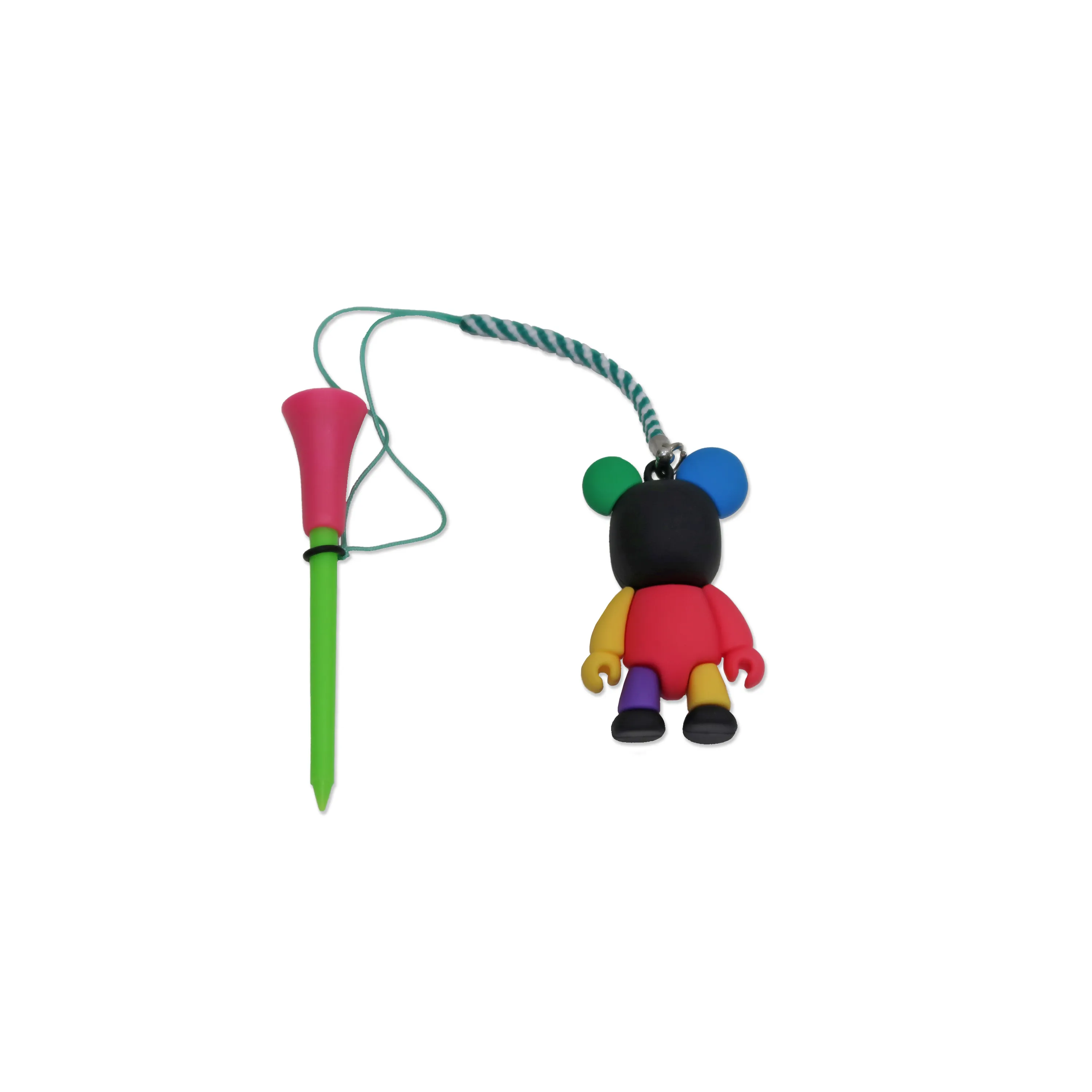 Loss Prevention Golf Tee with Bear - Green