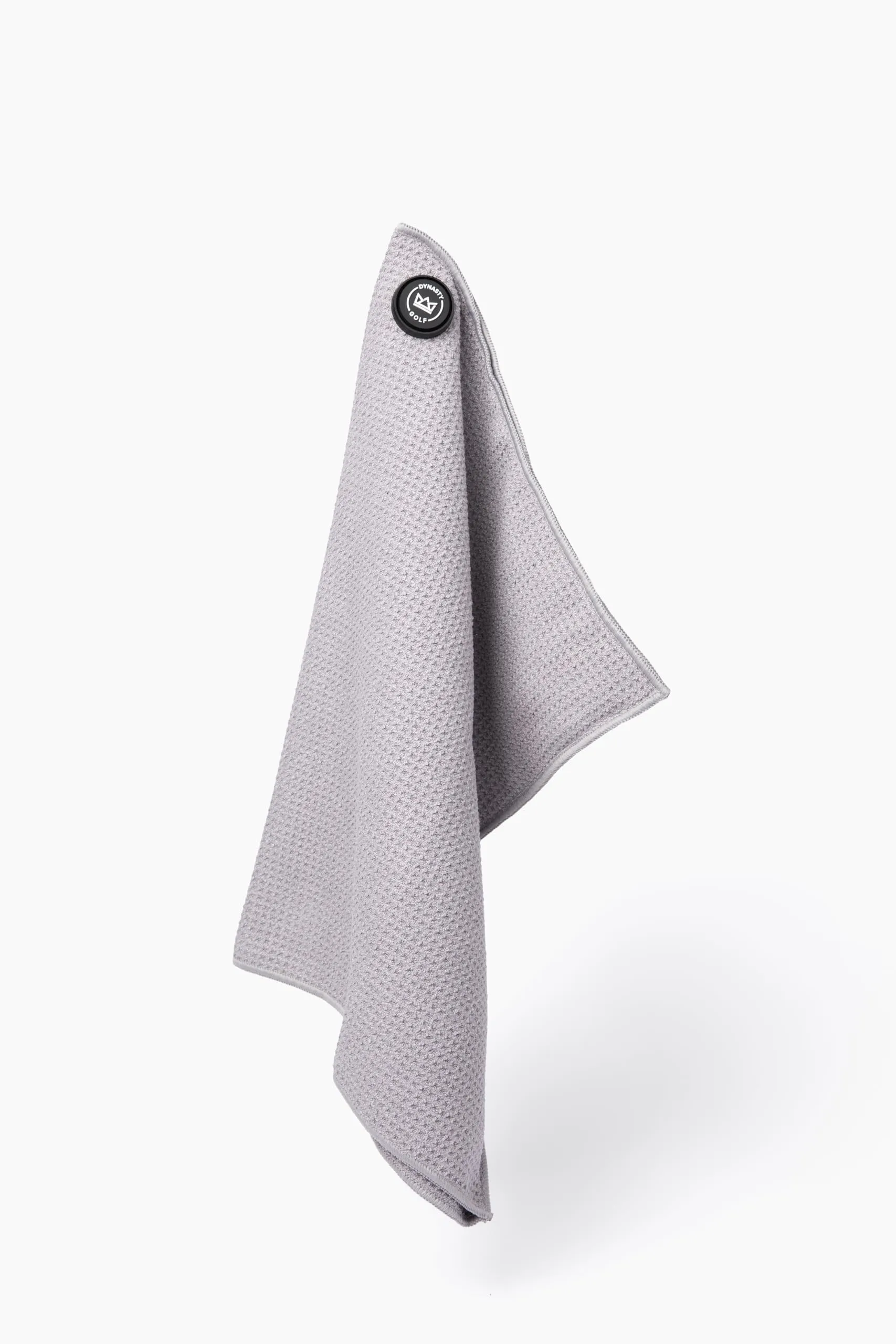 Magnetic Golf Towel for Golf Bags - Microfiber Golf Towels for Men & Women - Waffle Golf Bag Towel with Magnet (Gray)