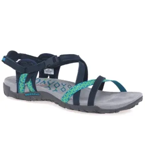 Merrell Terran Lattice II Women's Walking Sandals - Navy - UK 8