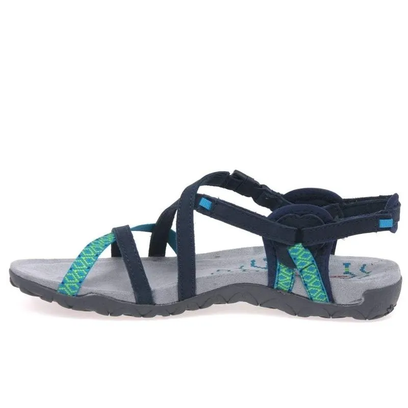 Merrell Terran Lattice II Women's Walking Sandals - Navy - UK 8