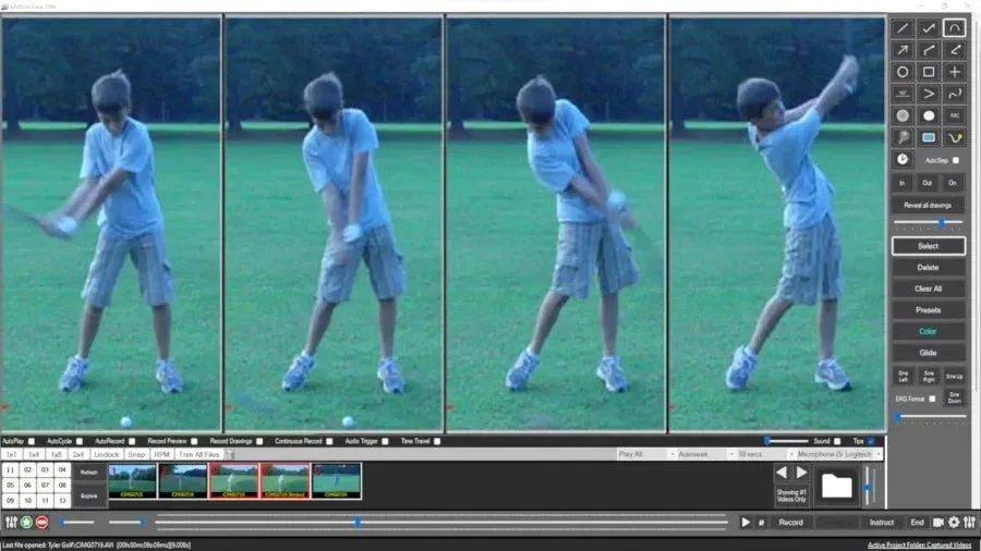 MotionView™ Video Analysis Coaching Software for Golf, Baseball, Tennis, and all other Sports