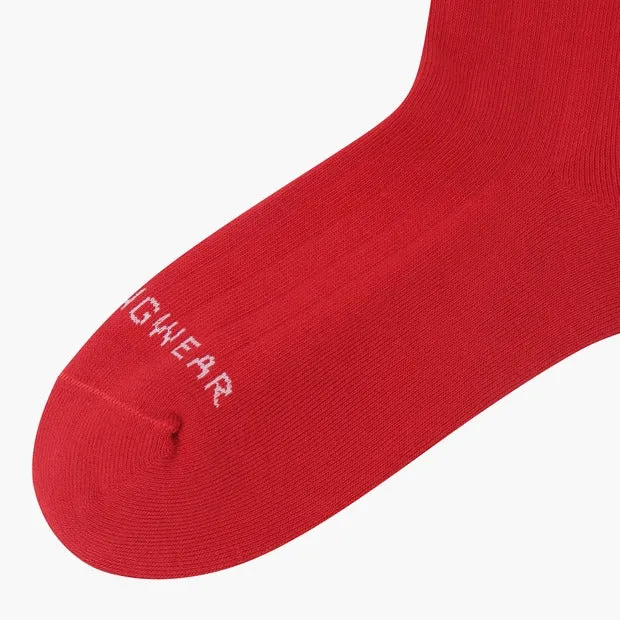 Munsingwear Women's Colorful Quarter Socks Red