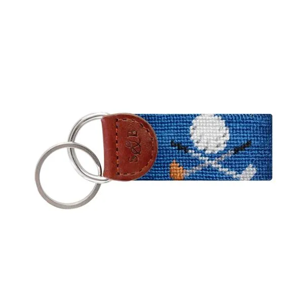 Needlepoint Key Fob