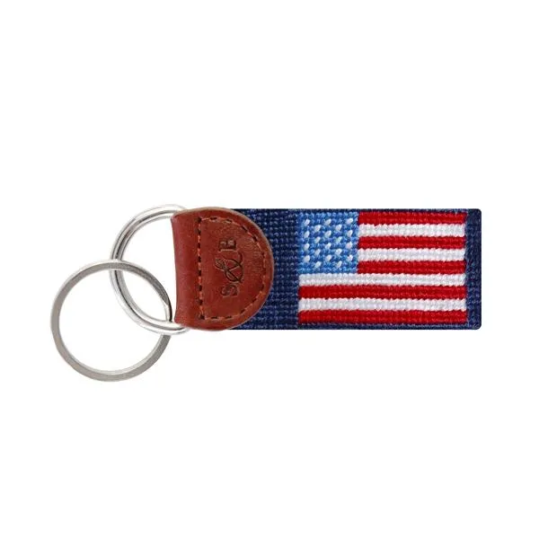 Needlepoint Key Fob
