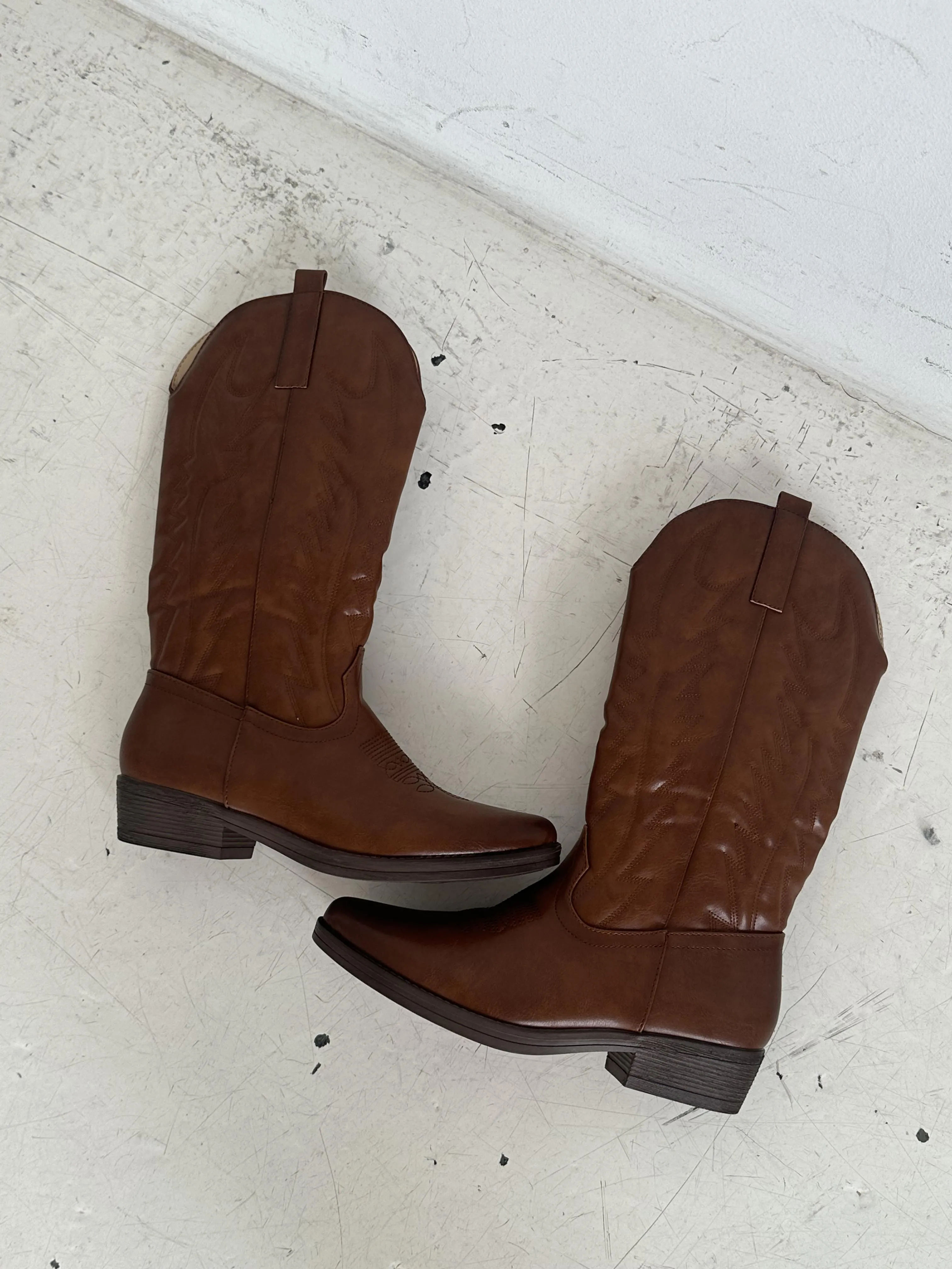 Nicosia cowboy boots - Brown