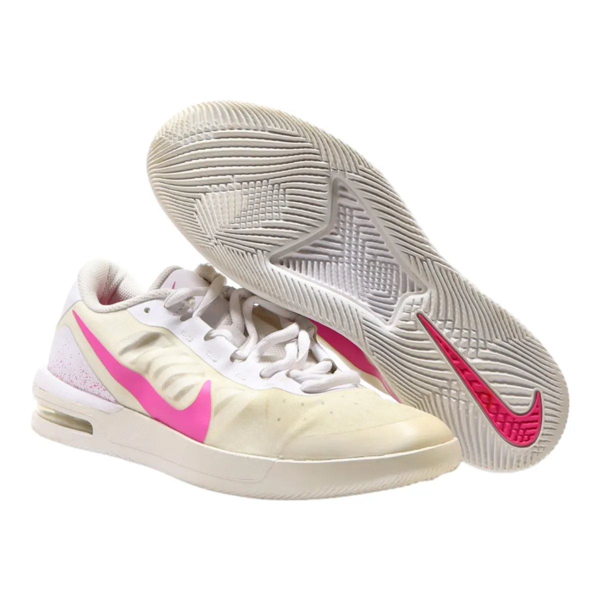 NIKE Air Max Vapor Wing MS Sneaker Trainers Beige Synthetic Womens UK 8.5