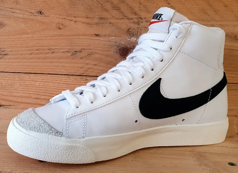 Nike Blazer 77 Mid Leather Trainers UK5.5/US6/EU38.5 BQ6806-100 White/Black