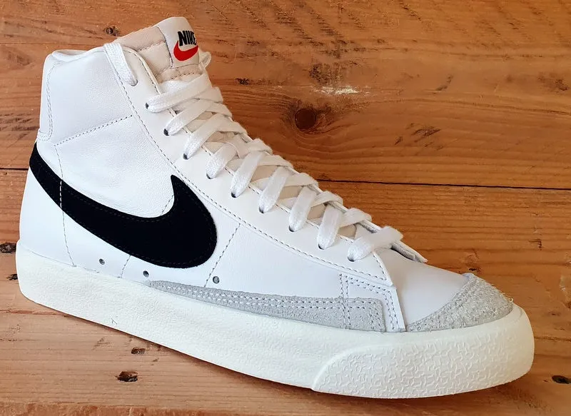 Nike Blazer 77 Mid Leather Trainers UK5.5/US6/EU38.5 BQ6806-100 White/Black