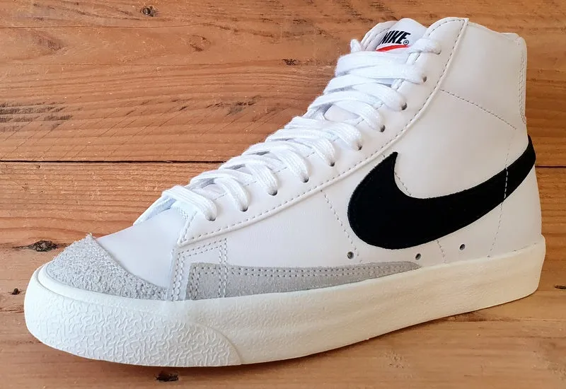 Nike Blazer 77 Mid Leather Trainers UK5.5/US6/EU38.5 BQ6806-100 White/Black
