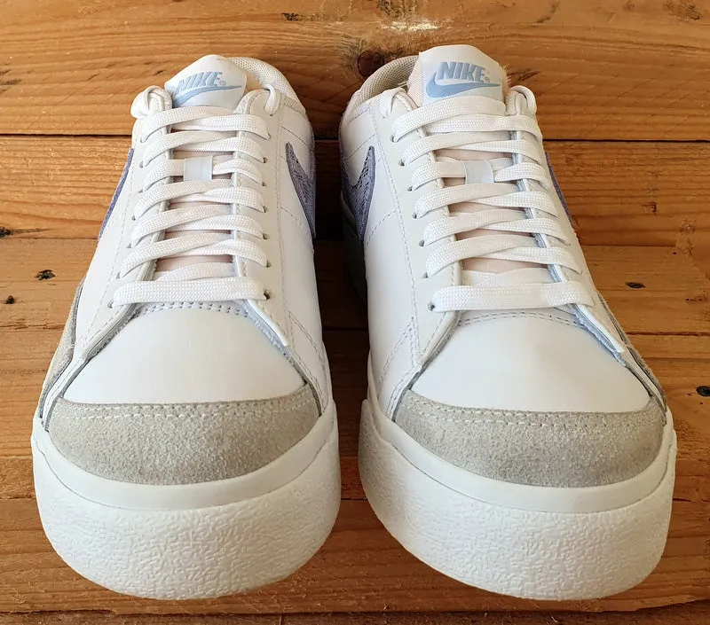 Nike Blazer Low Platform Trainers UK5.5/US8/EU39 DV6978-100 Snakeskin White