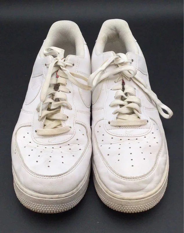Nike Men's Air Force 1 Low CU6312-100 White Low-Top Athletic Shoes - Size 13