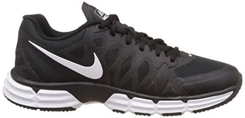 Nike Mens Dual Fusion Tr 6 Black/White/Mtllc Slvr/Pr Pltnm Training Shoe 12 ...