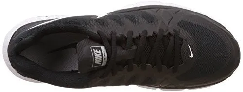 Nike Mens Dual Fusion Tr 6 Black/White/Mtllc Slvr/Pr Pltnm Training Shoe 12 ...