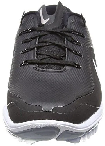 Nike Men's Lunar Control Vapor 2 Golf Shoes, Black/White/Cool Gray, 10.5 M US
