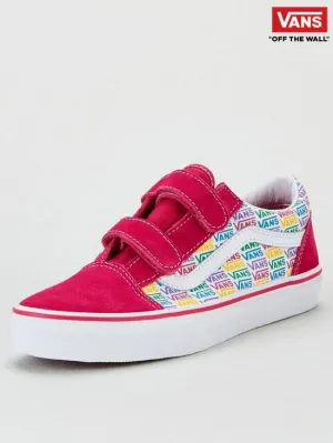 Old School Rainbow Junior Trainers