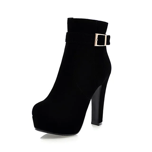Party High Heels Ankle Boots