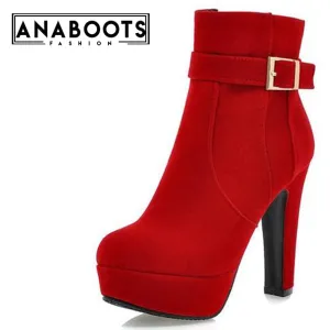 Party High Heels Ankle Boots