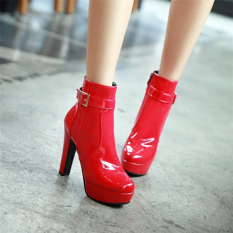 Party High Heels Ankle Boots