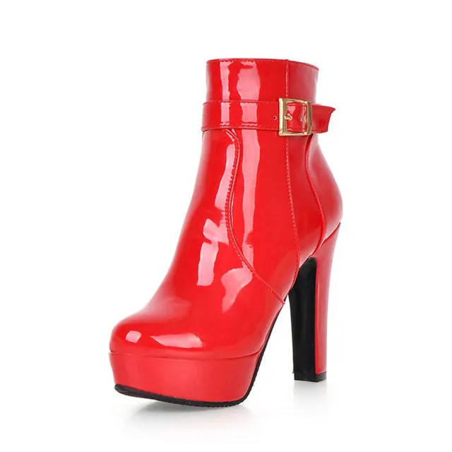 Party High Heels Ankle Boots