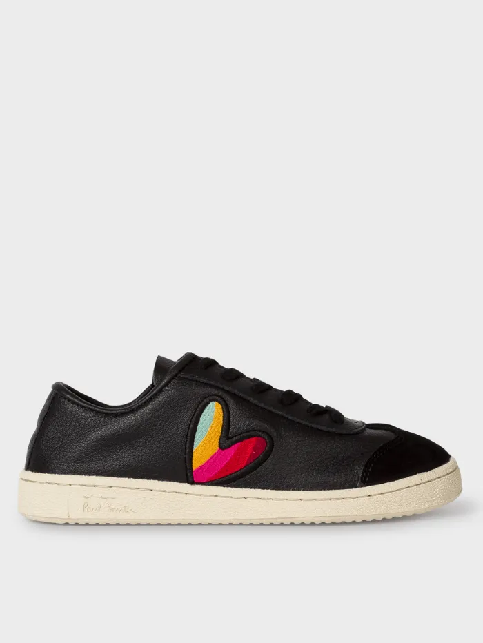 Paul Smith T Black 'Swirl Heart' Embroidered 'Ziggy' Trainers W1S-ZIG27-GSET-79