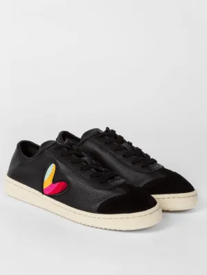 Paul Smith T Black 'Swirl Heart' Embroidered 'Ziggy' Trainers W1S-ZIG27-GSET-79
