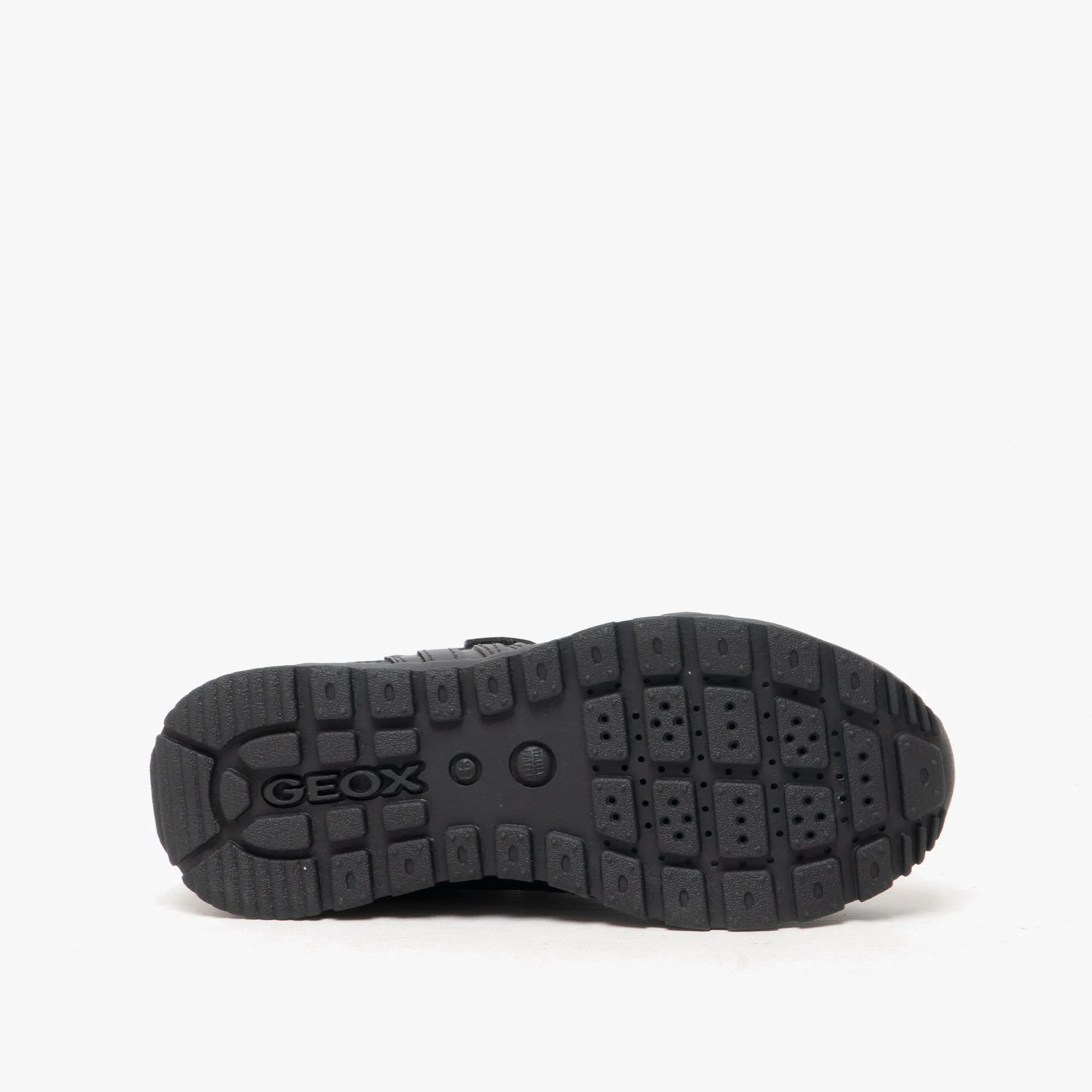 PAVEL B Boys Touch Fasten School Shoes Black
