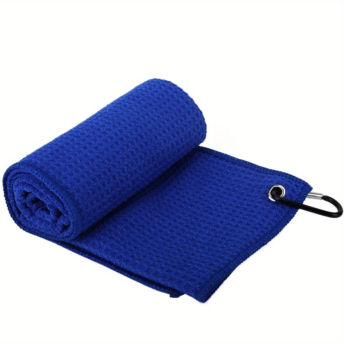 Premium Waffle Pattern Golf Towel with Convenient Hook