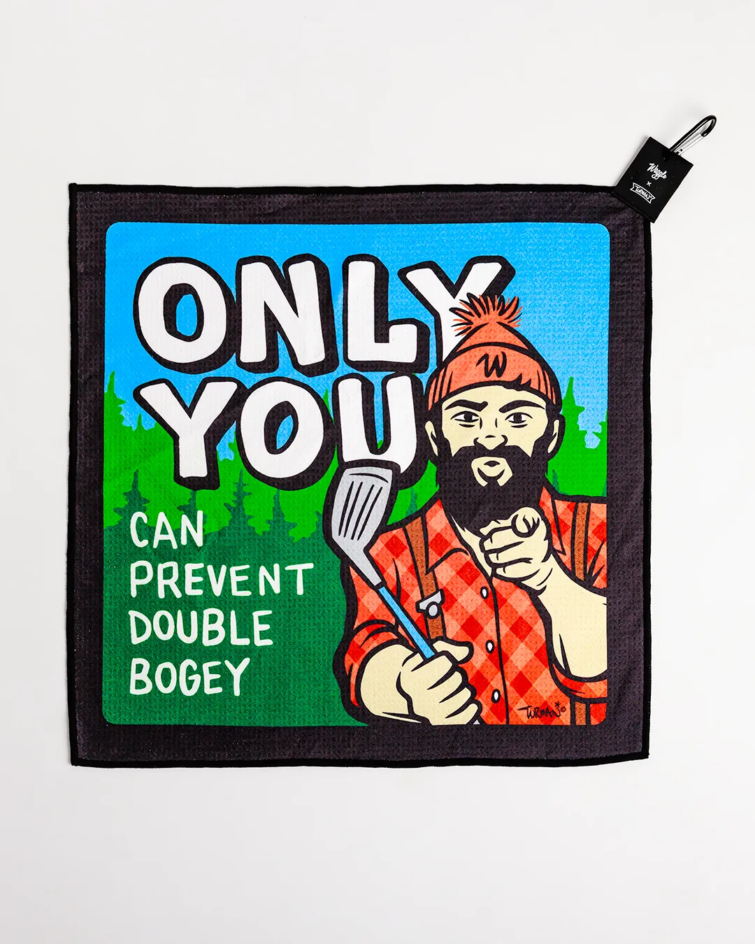 Prevent Double Bogey Magnetic Golf Towel - Adam Turman Collection