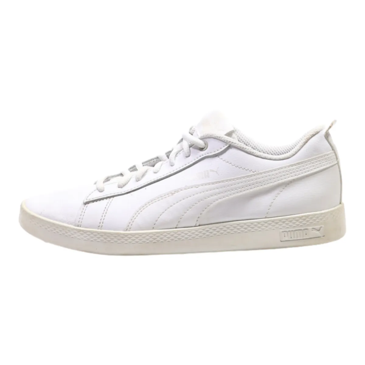 PUMA Smash 2022 Sneaker Trainers White Leather Womens UK 5