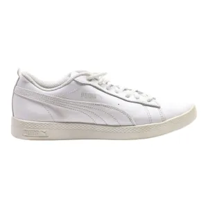 PUMA Smash 2022 Sneaker Trainers White Leather Womens UK 5