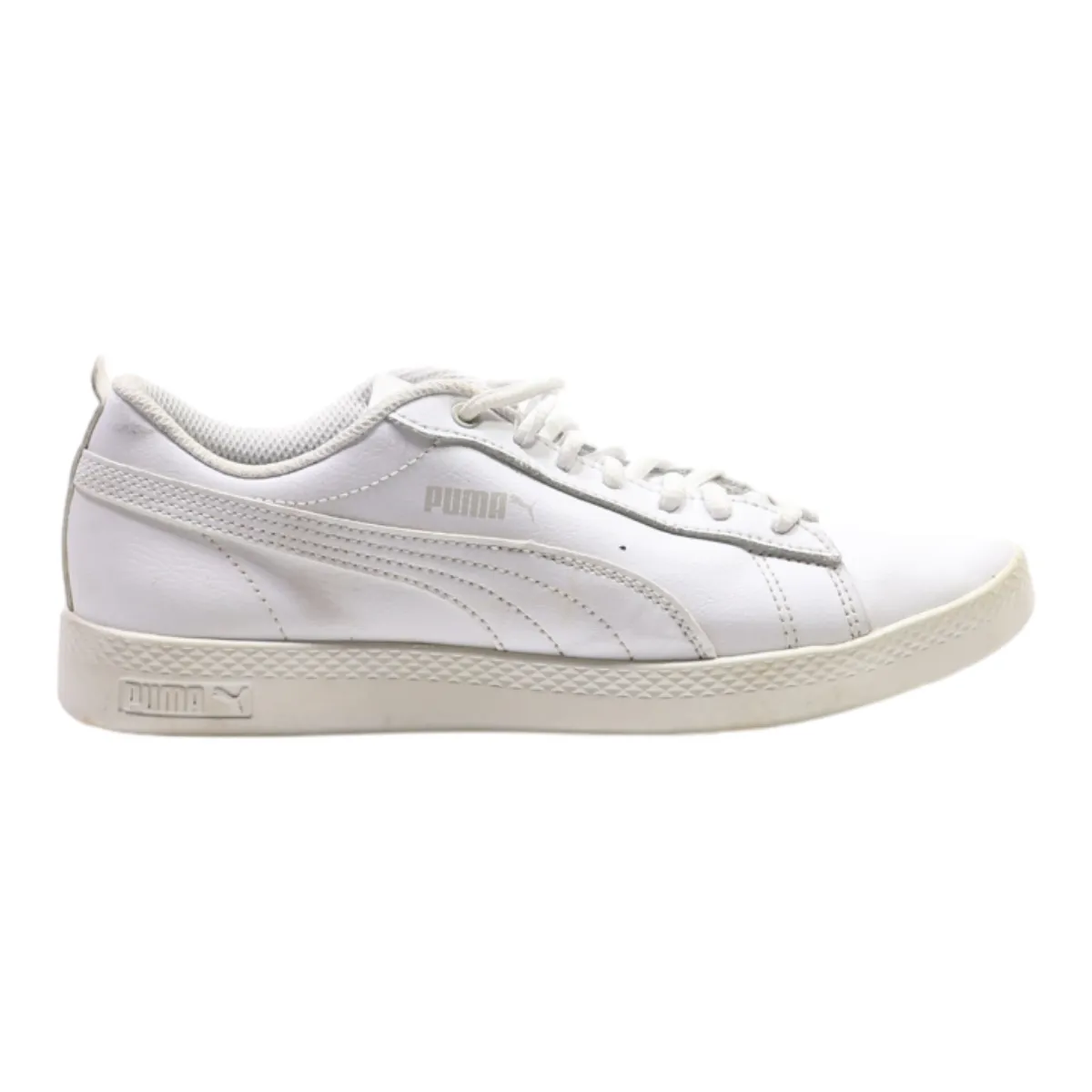 PUMA Smash 2022 Sneaker Trainers White Leather Womens UK 5