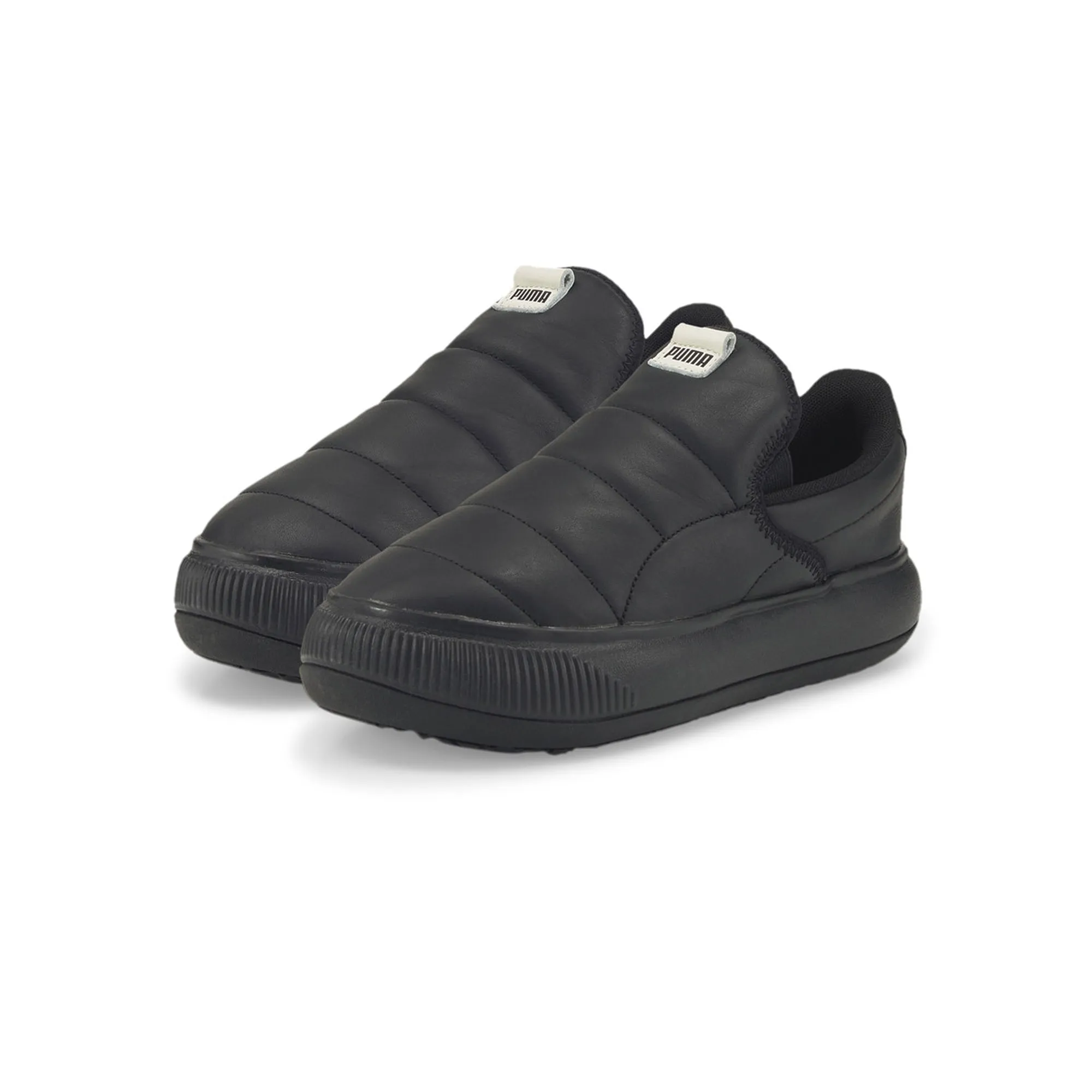 Puma Womens Suede Mayu Slip-On Ilth Wns Shoes 'Puma Black-Pristine'