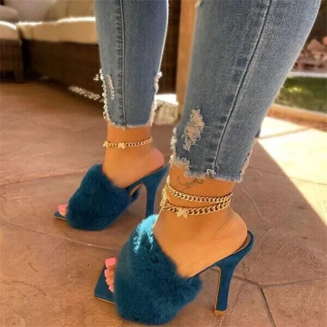 "Furry" High Heels