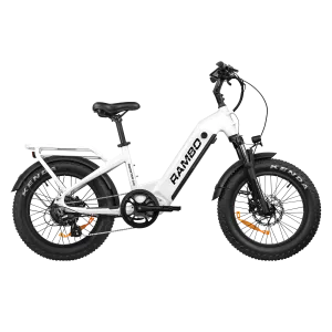 Rambo Ranger Folding E-Bike | 750W Hub Motor | Maximum Speed Up-To 30 Mph | Load Capacity 300 Lbs