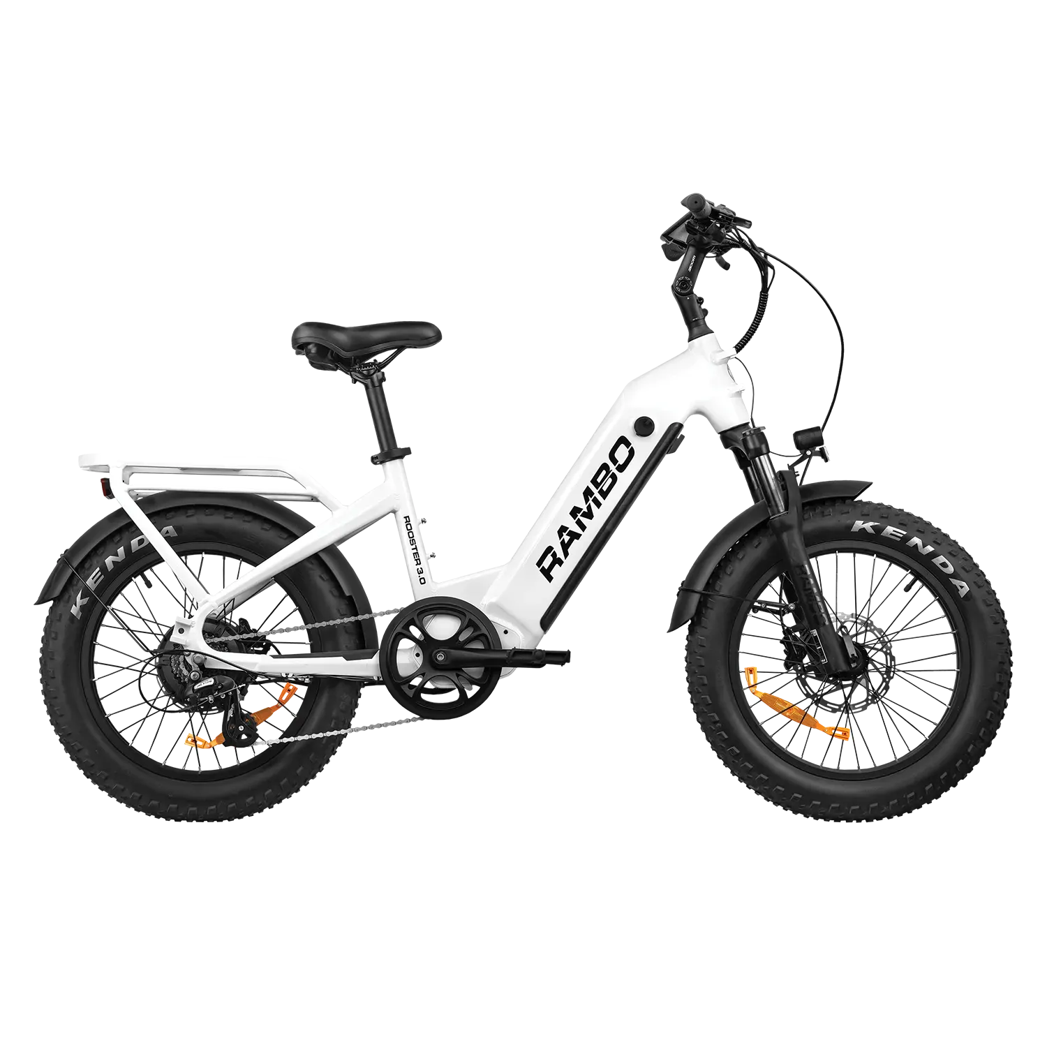 Rambo Ranger Folding E-Bike | 750W Hub Motor | Maximum Speed Up-To 30 Mph | Load Capacity 300 Lbs