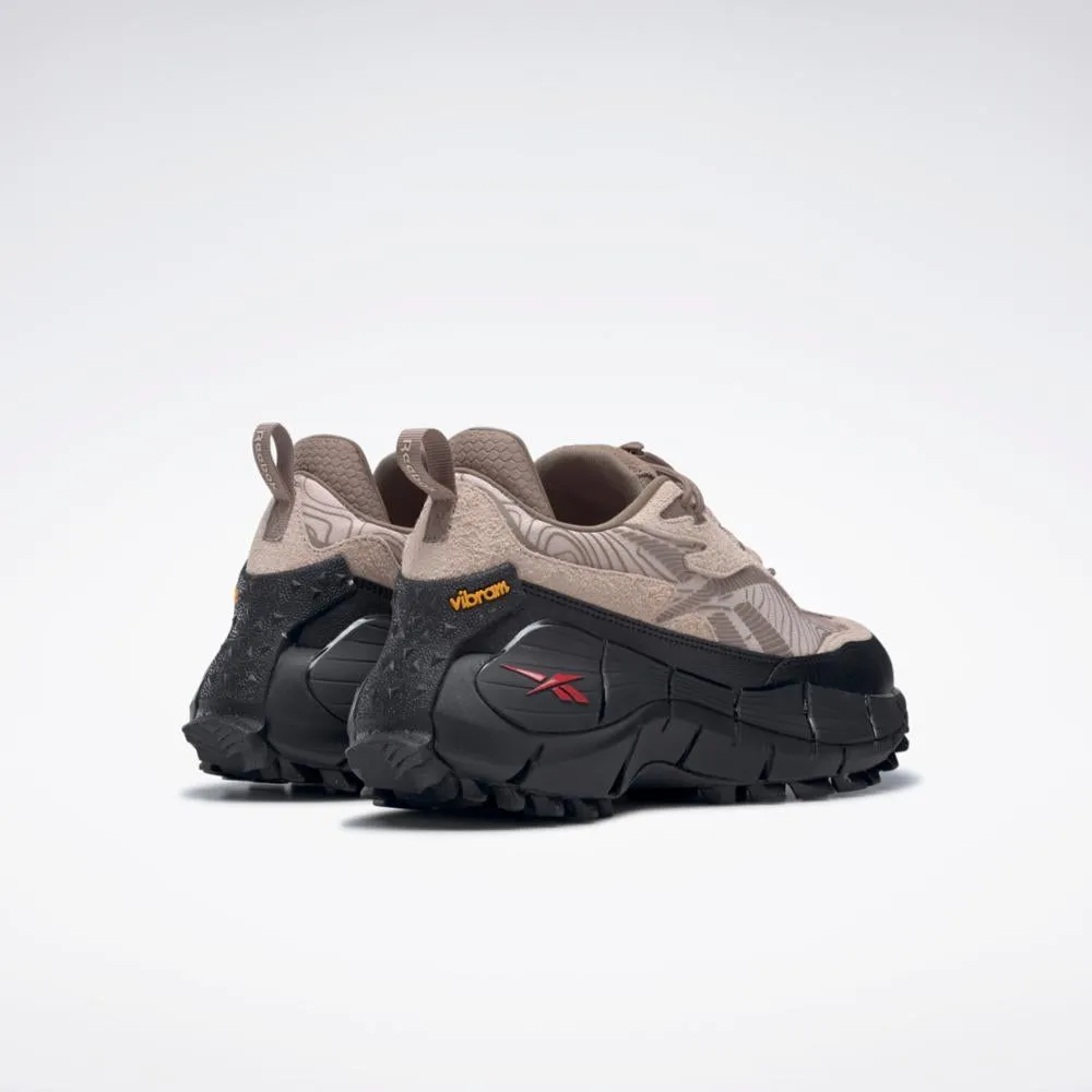 Reebok Footwear Men Zig Kinetica 2.5 Edge Shoes SOFECR/TAUPE/CBLACK