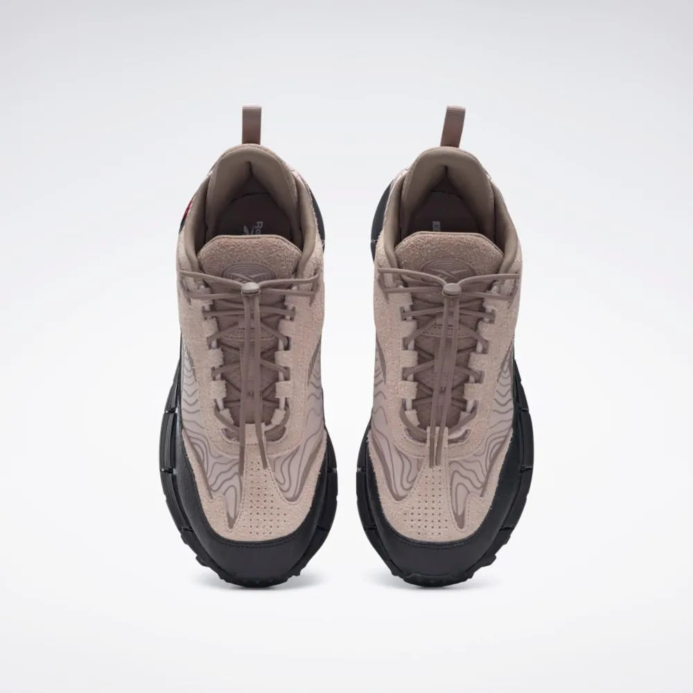 Reebok Footwear Men Zig Kinetica 2.5 Edge Shoes SOFECR/TAUPE/CBLACK