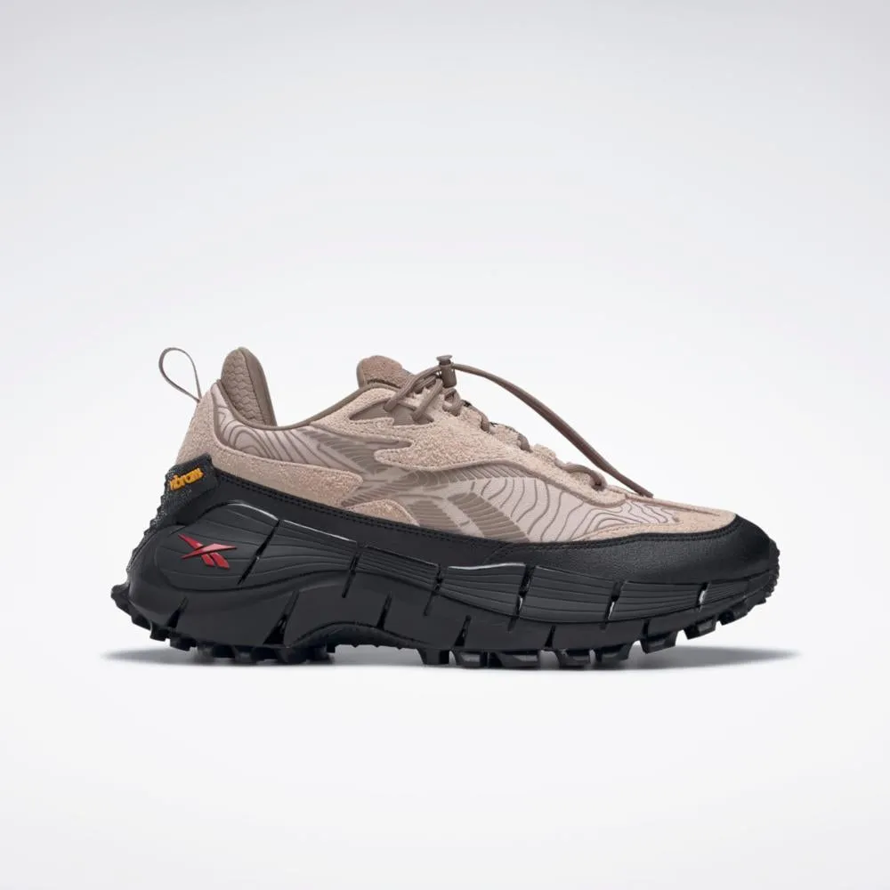 Reebok Footwear Men Zig Kinetica 2.5 Edge Shoes SOFECR/TAUPE/CBLACK