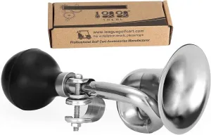 Retro Chrome Horn for Golf Cart Boat Bicycle Motorcycle RV Truck - 10L0L