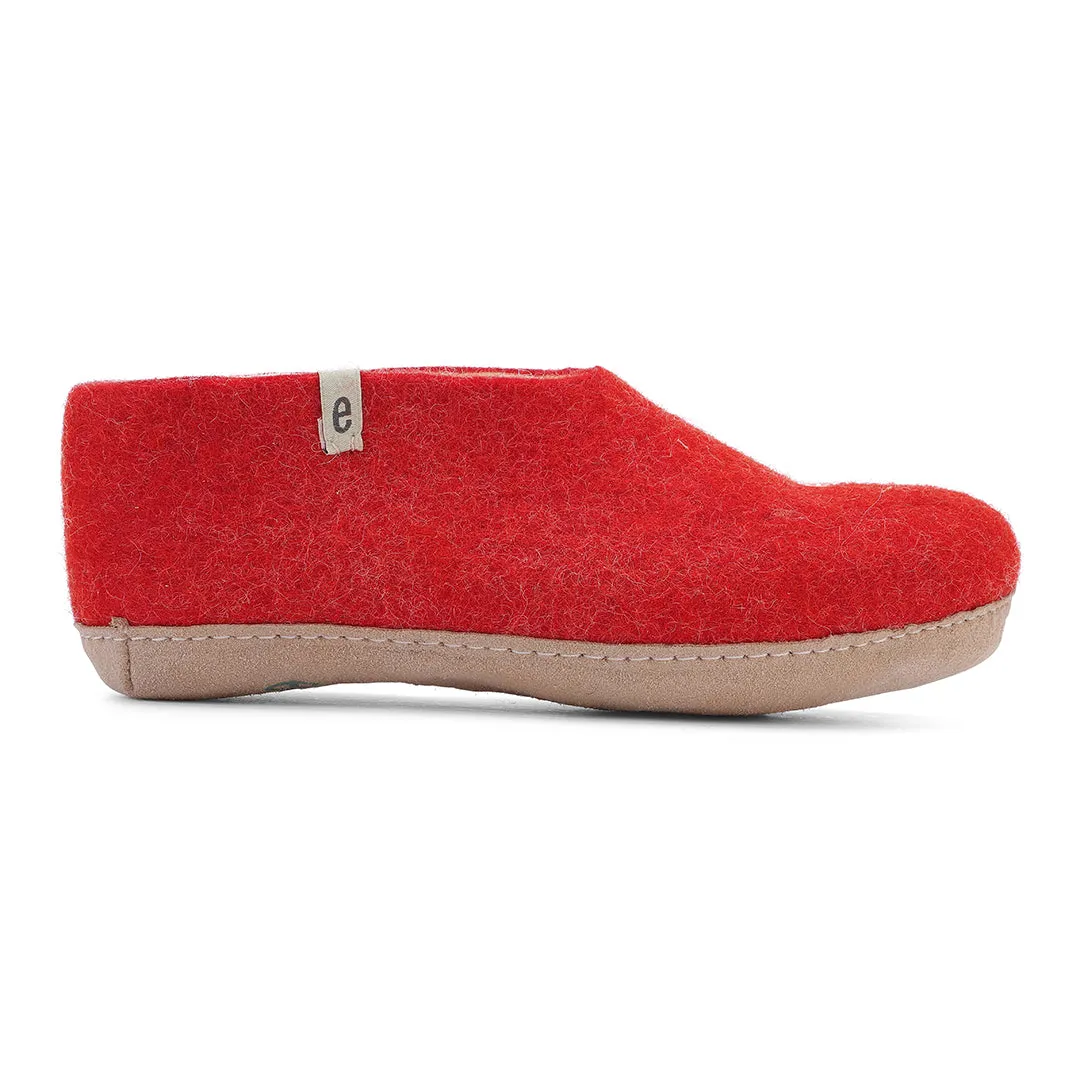 Rusty Red Fair Trade Indoor Shoe