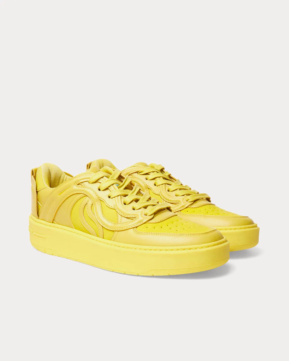 S-Wave 1 Chartreuse Low Top Sneakers