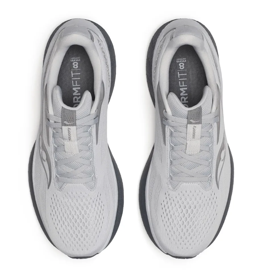 Saucony Men's Ride 18 Running Shoes in Cloud/Shadow SS25 - Online Exclusive