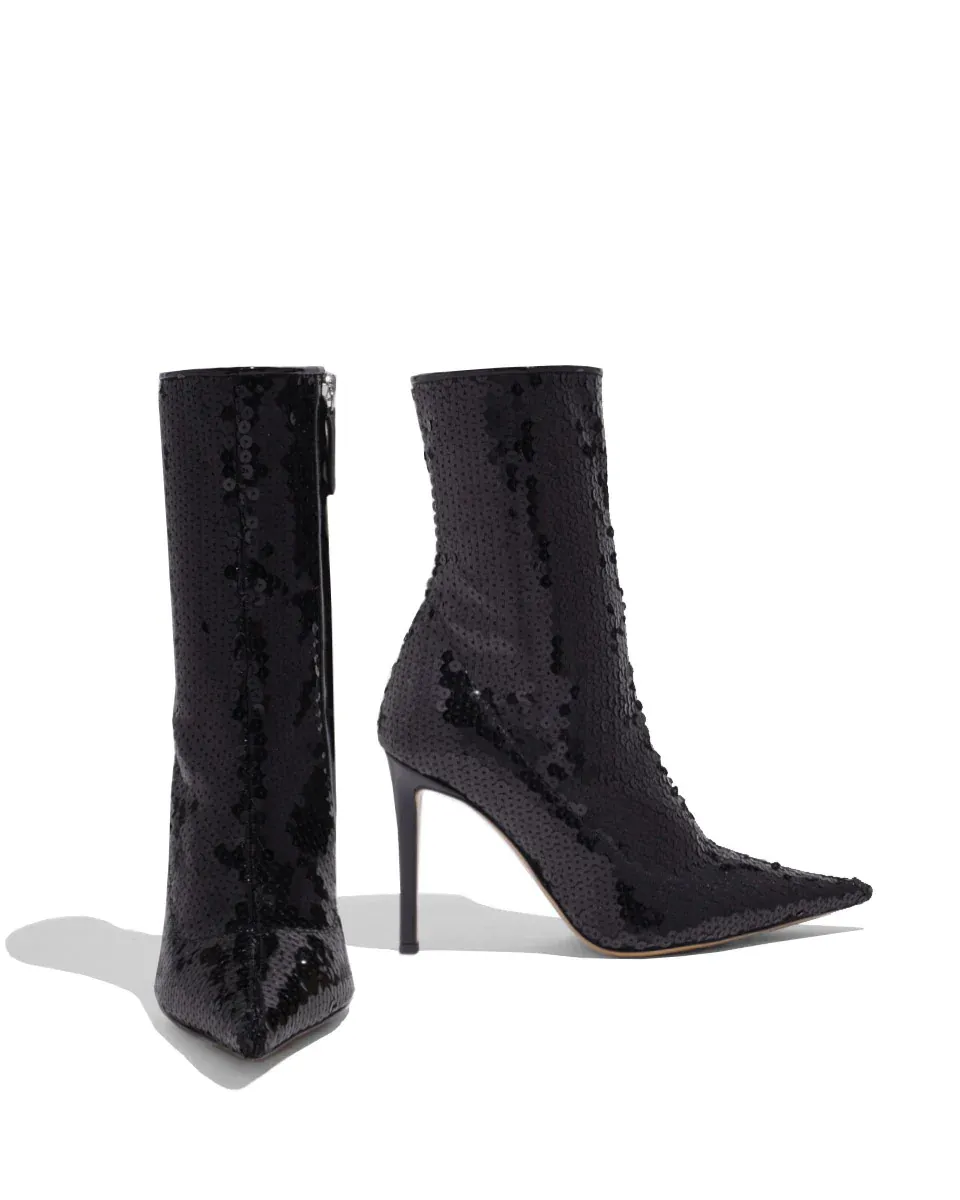 Sequin Booties